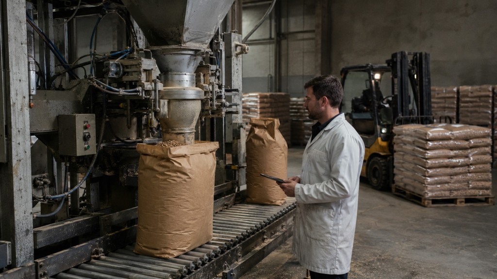W jaki sposób maszyna pakująca może wspierać producenta pelletu w obsłudze dużych zamówień sezonowych?